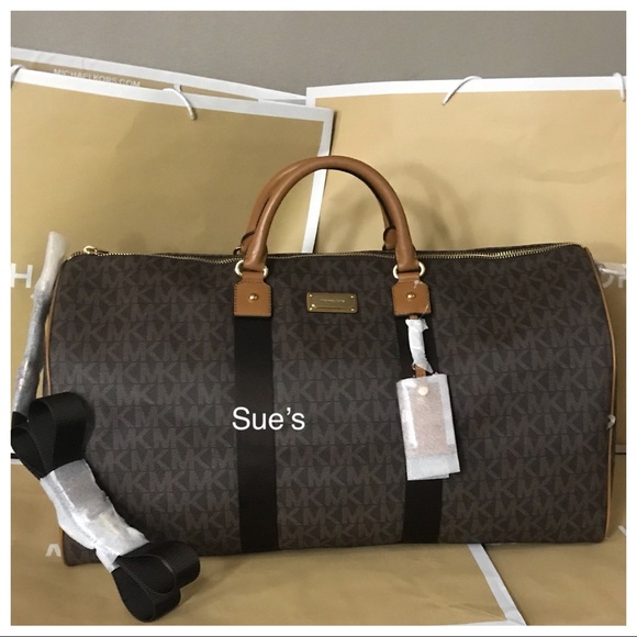 michael kors jet set weekender travel duffle bag